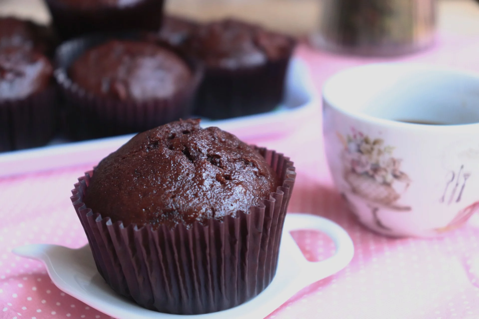 imagem muffins de banana com chocolate