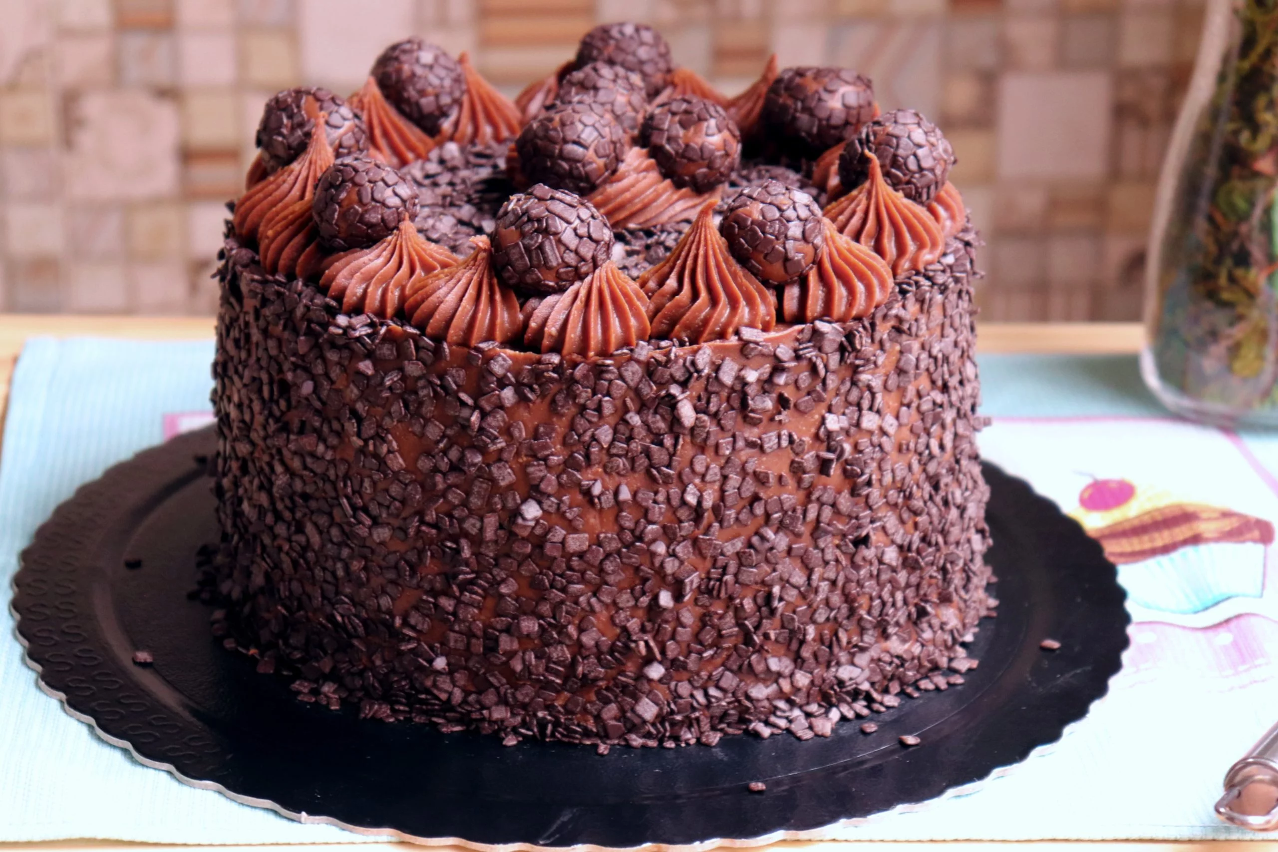 bolo #aniversário #chocolate #belga #chantininho #brasil🇧🇷