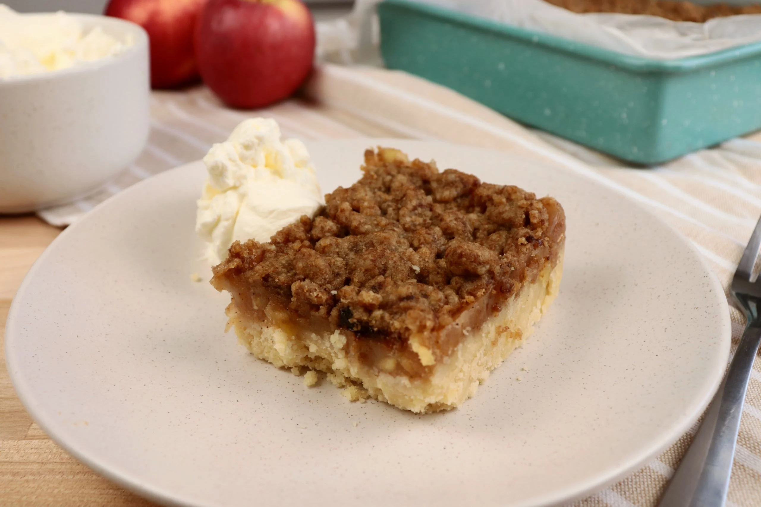 Torta de Maçã com Crumble