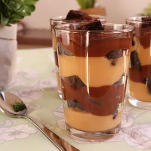 imagem creme de caramelo duas cores