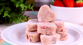 Valentine’s Day: Fudge de morango